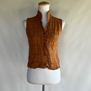 Ellen Tracy Linen Blend Top - sz 6P